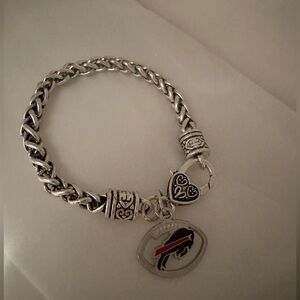 NFL football team charm bracelet